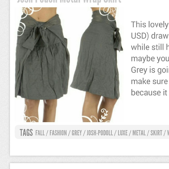 Avant garde Podoll skirt - Picture 4 of 6